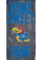 Kansas Jayhawks Home Sweet Home Sign - Blue
