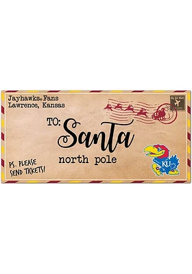 Kansas Jayhawks To Santa Decor