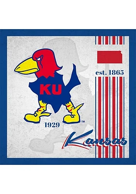 Kansas Jayhawks Album Sign - Blue