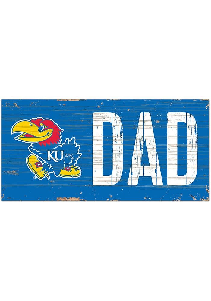 Kansas Jayhawks DAD Sign - Blue