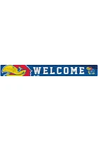 Kansas Jayhawks Welcome Strip Sign - Blue