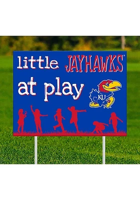 Kansas Jayhawks Little Fans at Play Yard Sign - Blue