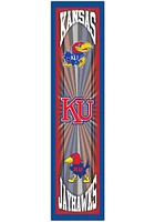 Kansas Jayhawks Throwback Sign - Blue
