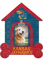Kansas Jayhawks Dog Bone House Clip Picture Frame - Blue