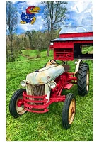 Kansas Jayhawks Farmscape Sign - Blue