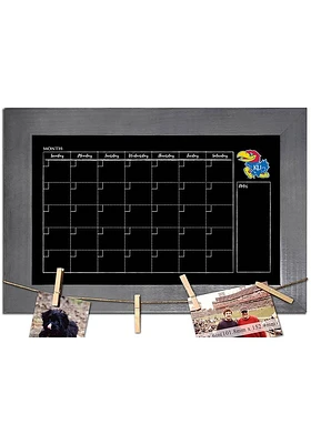 Kansas Jayhawks Monthly Chalkboard Picture Frame - Blue