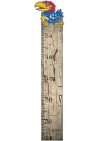Kansas Jayhawks Growth Chart Sign - Blue
