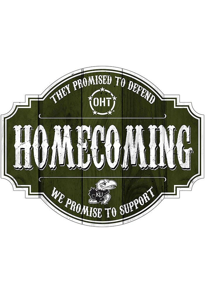 Kansas Jayhawks OHT 24in Homecoming Tavern Sign - Blue