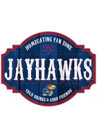 Kansas Jayhawks 24 Inch Homegating Tavern Sign - Blue
