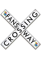 Kansas Jayhawks 48 Inch Fans Way Crossing Wall Art