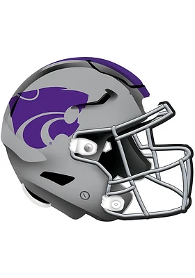 K-State Wildcats 12in Authentic Helmet Sign - Purple
