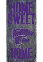 K-State Wildcats Home Sweet Home Sign - Purple