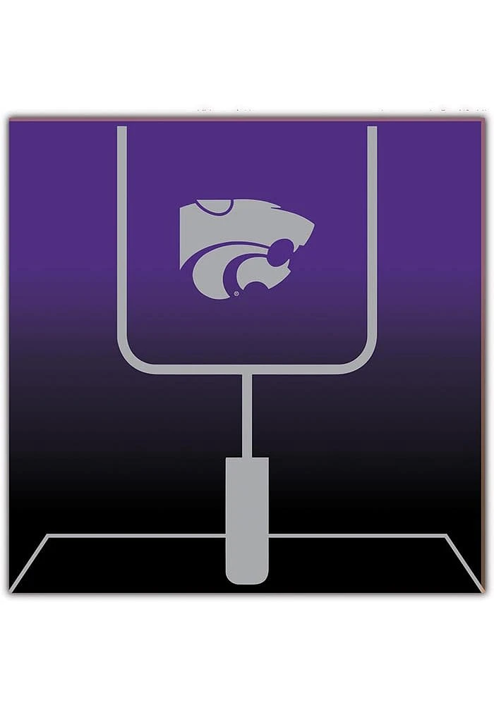K-State Wildcats Goal Gradient Sign - Purple