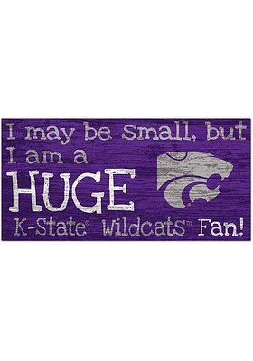 K-State Wildcats Huge Fan Sign - Purple