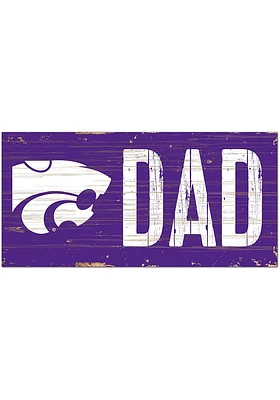 K-State Wildcats DAD Sign - Purple