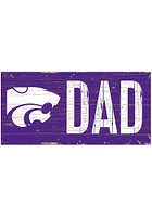 K-State Wildcats DAD Sign - Purple