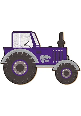 K-State Wildcats Tractor Cutout Sign - Purple
