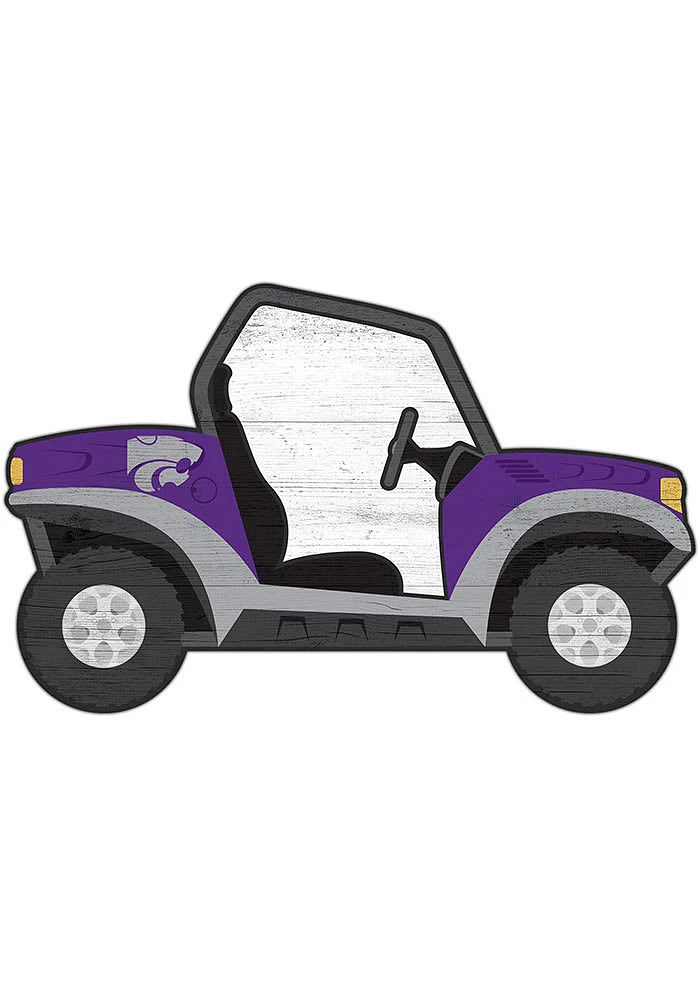 K-State Wildcats ATV Cutout Sign - Purple