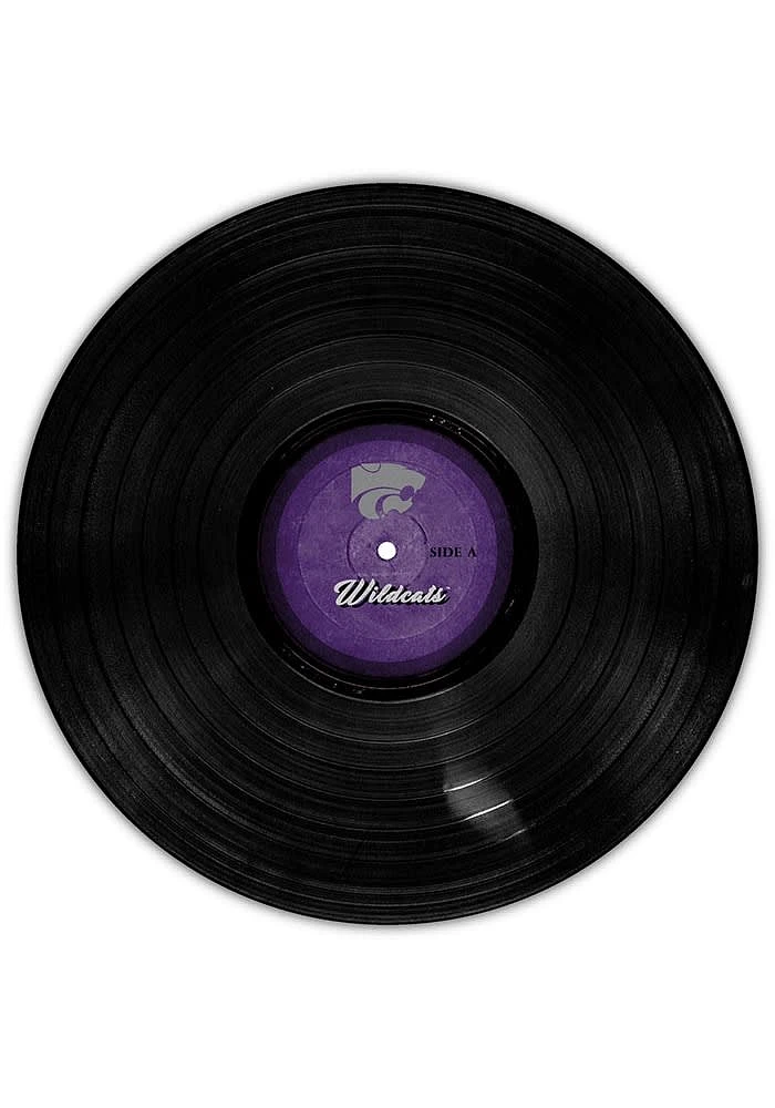 K-State Wildcats 12 Inch Vinyl Circle Sign - Purple