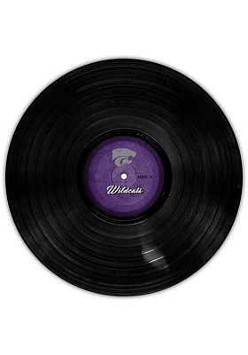 K-State Wildcats 12 Inch Vinyl Circle Sign - Purple