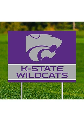 K-State Wildcats Team Yard Sign - Purple