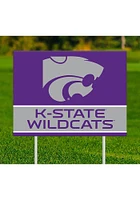 K-State Wildcats Team Yard Sign - Purple