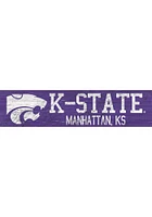 K-State Wildcats 6x24 Sign - Purple