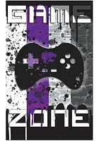 K-State Wildcats Grunge Game Zone Sign - Purple