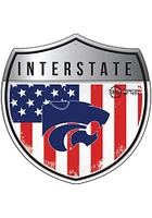 K-State Wildcats 24in Americana Interstate Sign - Purple