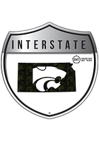 K-State Wildcats 24in OHT Camo Interstate Sign - White