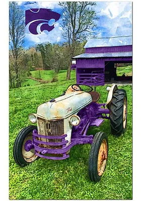 K-State Wildcats Farmscape Sign - Purple
