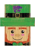 K-State Wildcats Leprechaun Head Sign - Purple