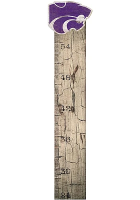 K-State Wildcats Growth Chart Sign - Purple
