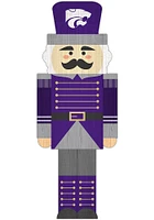 K-State Wildcats 31 Inch Nutcracker Leaner Sign - Purple