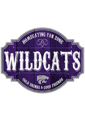 K-State Wildcats 24 Inch Homegating Tavern Sign - Purple