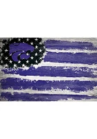 K-State Wildcats Flag 17x26 Sign - Purple