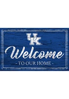 Kentucky Wildcats Welcome to our Home 6x12 Sign