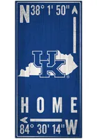 Kentucky Wildcats Coordinate Sign