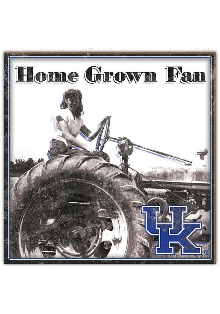Kentucky Wildcats Aluminum Can Sign - Blue