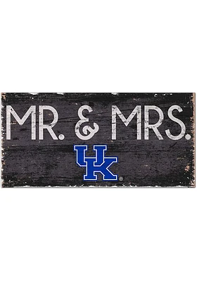 Kentucky Wildcats Mr and Mrs Sign