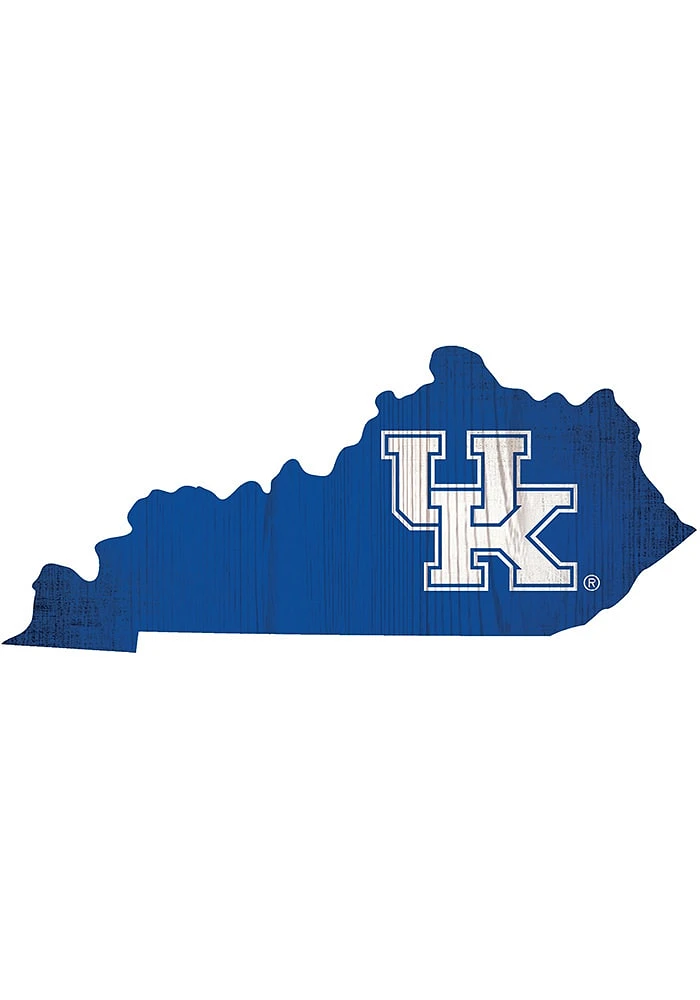 Kentucky Wildcats State Cutout Sign