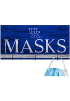 Kentucky Wildcats Team Color Mask Holder Sign