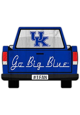 Kentucky Wildcats Truck Back Cutout Sign