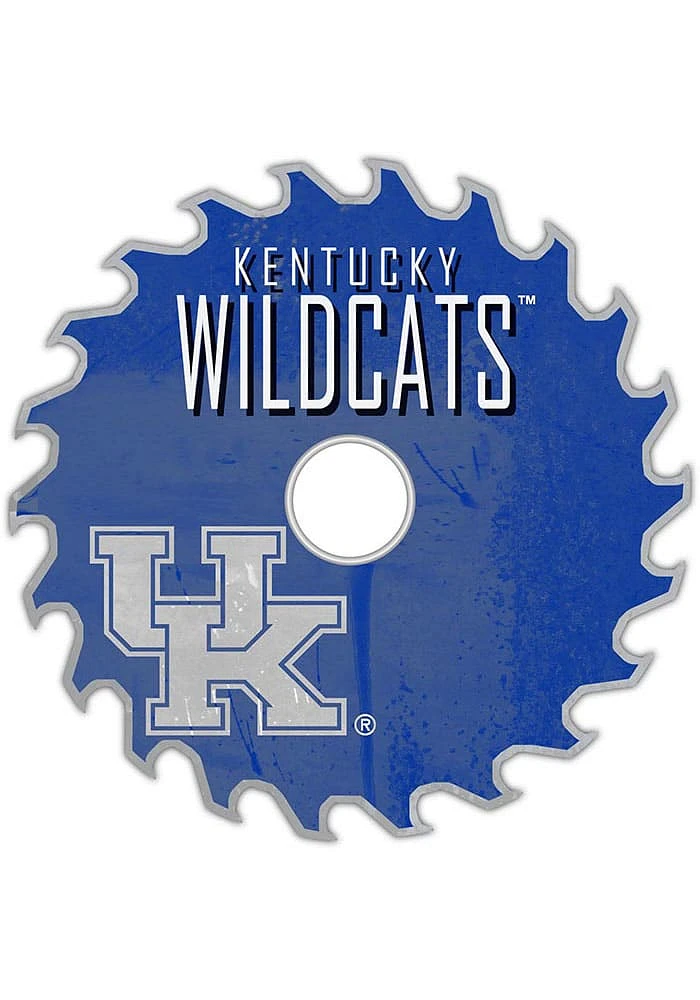 Kentucky Wildcats Rust Circular Saw Sign