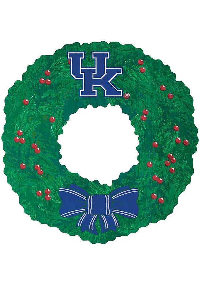 Kentucky Wildcats Team Wreath 16 Inch Sign