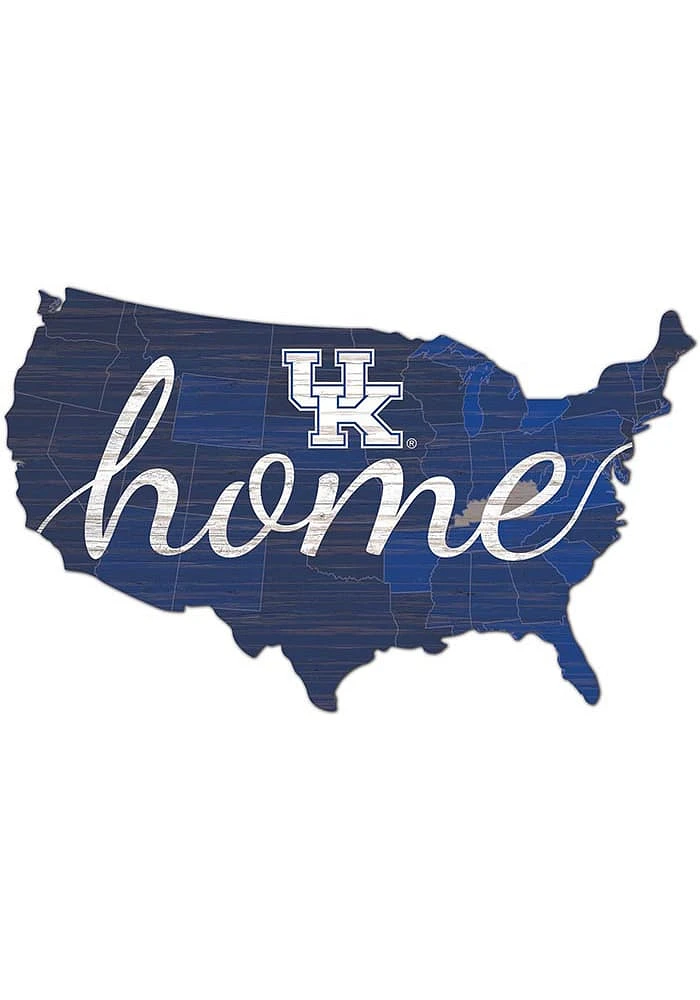 Kentucky Wildcats USA Shape Cutout Sign