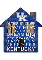 Kentucky Wildcats 12 inch House Sign