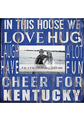 Kentucky Wildcats In This House 10x10 Picture Frame