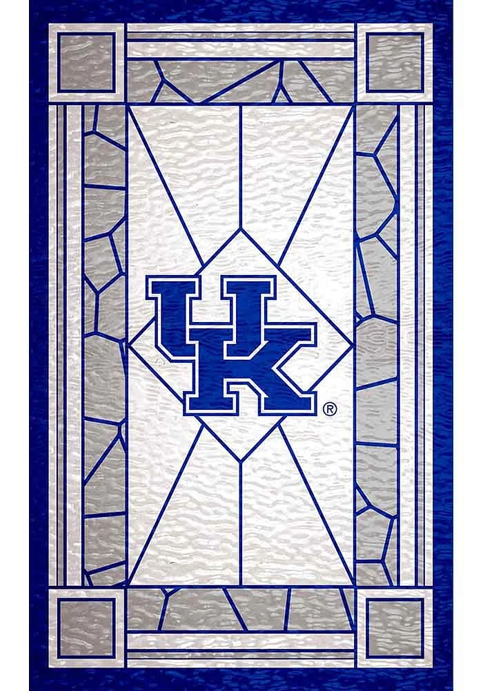 Kentucky Wildcats Stained Glass Sign