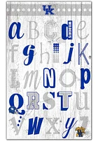 Kentucky Wildcats Alphabet Sign